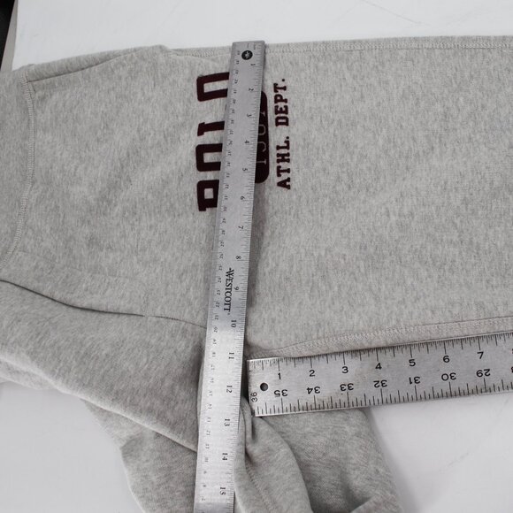 Polo Ralph Lauren Sweatpants Mens Medium Heather Grey Vintage Drawstring logo - Picture 5 of 11